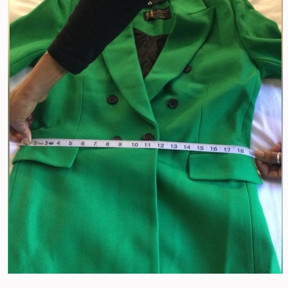 ZARA Double Breasted Wool Premium Coat - Picture 15 of 16